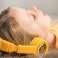 BuddyPhones Explore Plus wired headphones for kids yellow image 4