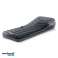 AUFBLASBARE WASSERMATRATZE ZUM SCHWIMMEN SCHWARZ 211X99CM Bild 1