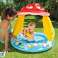 SCHWIMMBAD AUFBLASBARES PLANSCHBECKEN FÜR KINDER FLIEGENPILZDACH Bild 1