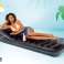 AUFBLASBARE WASSERMATRATZE ZUM SCHWIMMEN SCHWARZ 211X99CM Bild 2