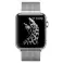 Milanaise-Armband Alogy Armband für Apple Watch 38/40/41mm silber Bild 1