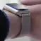 Milanaise-Armband Alogy Armband für Apple Watch 38/40/41mm silber Bild 2