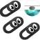 Camera Cap Cover x6 Alogy for Macbook Laptop Black kép 1