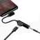 Alogy USB C til USB C Type C Mini Jack 3 5 mm adapter med chip bilde 5