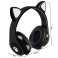 Langattomat LED RGB on-ear Bluetooth 5.0 -kuulokkeet lapsille korvalla kuva 1