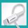 Ugreen-kaapeli USB Type C -kaapeli Lightning MFI 1m 3A 18W valkoinen 10493 kuva 5