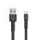 Remax Armor Series Flachkabel USB / Lightning 5V 2.4A schwarz Bild 1