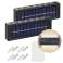 2x Solar-Wandleuchte Alogy Solarlampe Außenaufzug Bild 4