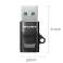 Adapter AWEI CL 13 USB C / USB A svart / svart bilde 1