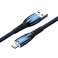 Baseus Glimmer séria USB A kábel Lightning 2.4A 480Mbps 2m modrá fotka 1