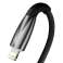 Baseus Glimmer Series USB A Cable Lightning 480Mbps 2.4A 1m negro fotografía 4