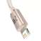 USB-кабель серии Baseus Crystal Shine Lightning 2 4A 20W 1 2m розовый изображение 3