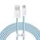 Кабель USB-USB C Baseus Dynamic Series 100 Вт, 2 м, синий изображение 1