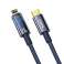 USB C kabel pro Lightning Baseus Explorer 20W 2m modrý fotka 3