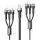 6-in-1-Multifunktionskabel der Remax Jany-Serie mit USB 2 x micr-Anschlüssen Bild 2