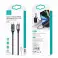 Cable trenzado USAMS U78 USB C a USB C LED 3m 100W Encanto de carga rápida fotografía 4