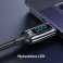 Cable trenzado USAMS U78 USB C a USB C LED 1.2m 100W Carga rápida cz fotografía 4