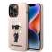Карл Лагерфельд Чохол KLHMP14LSNIKBCP для iPhone 14 Pro 6 1" хардкейс Sil зображення 1