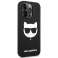 Funda Karl Lagerfeld KLHMP14LSLCHBK para iPhone 14 Pro 6 1" estuche rígido Sili fotografía 5