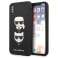 Housse Karl Lagerfeld KLHCPXSAKICKCBK pour Appple iPhone X/XS hardcase Saf photo 1