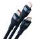 Baseus Flash Series USB C micro USB Lightning 66W USB 3in1 câble photo 1