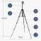 Statief Statief met Bluetooth Afstandsbediening Universele Camera Stand 1/4 Houder foto 3