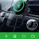 Автомобильное крепление 2-в-1 с индуктивным зарядным устройством Alogy Airvent MagSafe QI изображение 1