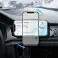Автомобильное крепление 2-в-1 с индуктивным зарядным устройством Alogy Airvent MagSafe QI изображение 4