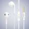 Vipfan M15 Klinke 3,5mm kabelgebundene In-Ear-Kopfhörer 1m weiß Bild 1