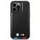 Θήκη BMW BMHMP14L22PTDK για iPhone 14 Pro 6 1" Δερμάτινη Σφραγίδα Tricolor M εικόνα 5
