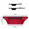 Sachet Running belt riñón en la funda del teléfono con salida para escuchar fotografía 3