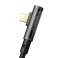 Prisma USB-auf-Blitzwinkelkabel Mcdodo CA 3511 1.8m schwarz Bild 2