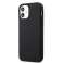 Silikon Ton In Ton Hartschalenhülle für iPhone 12 mini schwarz Bild 1