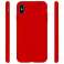 Funda de silicona de mercurio para iPhone 14 Plus Rojo/Rojo fotografía 1