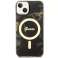 Guess Case GUHMP14SHTMRSK iPhone 14 6.1" cietais korpuss Zelta marmors Mag attēls 3