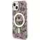Guess Case GUHMP14SHCFWSP voor iPhone 14 6.1 "hardcase Flower MagSafe foto 1