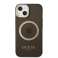Guess Case GUHMP13MHTCMK voor iPhone 13 6 1" hard case Gold Outline Tran foto 4