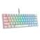 Klawiatura mechaniczna Motospeed CK61 RGB  biała zdjęcie 1