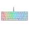 Klawiatura mechaniczna Motospeed CK61 RGB  biała zdjęcie 2