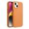 Nahkainen Mag-suojus IPHONE 14:lle oranssi kuva 1