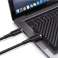 Cable USAMS U72 USB C a USB C 100W PD Thunderbolt 3 5A 0.8m negro fotografía 6