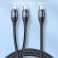 Cable USAMS U71 USB C / Lighning a USB C 1 2m 100W PD Charm de carga rápida fotografía 1