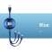 USAMS Kablo U69 3'ü 1 arada 1m mavi/mavi yıldırım/microUSB/USB C fotoğraf 4