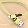 USAMS Kabel U52 USB C 2A Schnellladung 1m gelb Bild 5