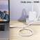 Cable USAMS U43 USB C a USB C 100W PD Carga rápida 5A 1.2m blanco fotografía 1