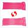BESTWAY 44013 Beach Swimming Air Mattress for Swimming Pool Pink image 6