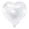 Foil balloon Heart white 45cm image 1