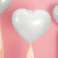 Foil balloon Heart white 45cm image 4