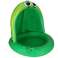 Inflatable pool for children paddling pool with a roof frog 95cm image 1