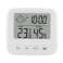 Higrómetro, reloj, termómetro de ambiente, medidor de humedad LCD fotografía 1